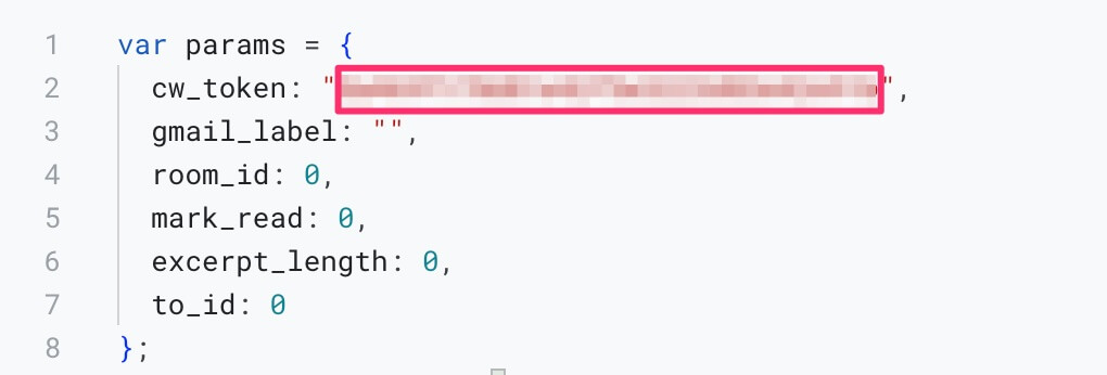 Google Apps Script(cw_token)