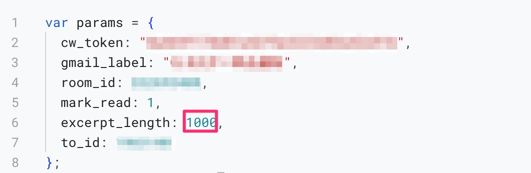 Google Apps Script(excerpt_length)